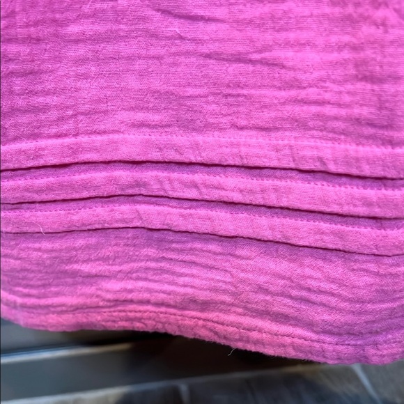 Boden Pink A Line Cotton short Sleeve Dress size 12L - Picture 13 of 16